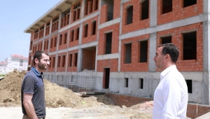 Yılmaz, Jandarma Komutanlığı Yeni Hizmet Binasının İnşaatını İnceledi