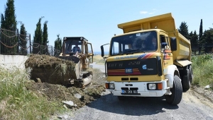 Alipaşa'nın Kumyolu Caddesi Asfalta Hazırlandı