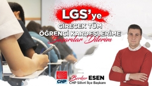 Başkan Esen'den Öğrencilere LGS Mesajı