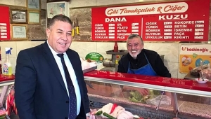 Başkan Koçer'den Esnafa İlk Gün Ziyareti