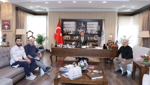 Başkan Yılmaz, Asker Arkadaşını Ağırladı