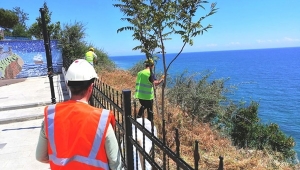 Boşnak Bahçe'nin Yamaçları Çelik Telle Kaplanıyor