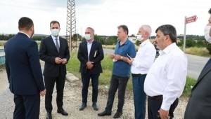 Büyükkılıçlı'da 112 İstasyonunun Yapılacağı Alanda İnceleme