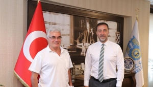 Eski Milli Futbolcudan Yılmaz'a Ziyaret