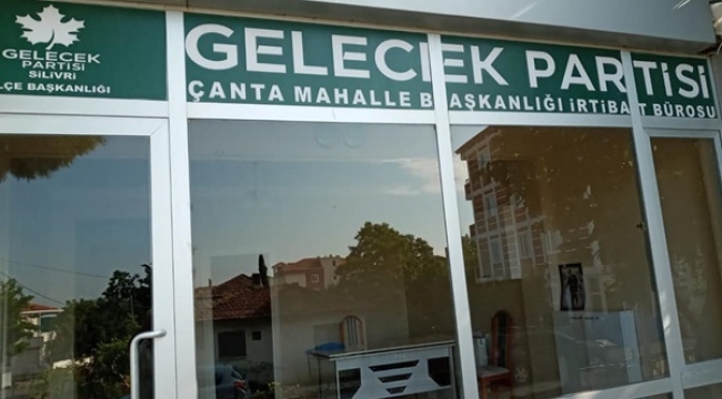 Gelecek Partisi İlk İrtibat Bürosunu Çanta'da Açtı