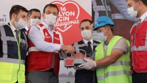 İmamoğlu, Silivri KİPTAŞ 4 Konutlarının Temelini Attı