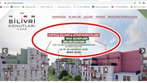 Kiptaş Silivri 4. Etap'ın Kura Tarihleri Belli Oldu