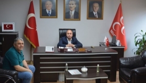 MHP'li Yalçın, Çanta Mahalle Başkanıyla Görüştü