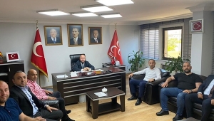 Yalçın, Ülkücü Camianın İleri Gelenlerini Ağırladı