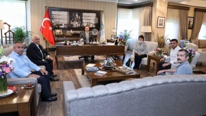 Yılmaz, Türk Haber-Sen'i Ağırladı