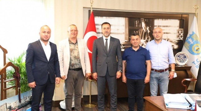 Alucra'nın MHP'li Belediye Başkanından Yılmaz'a Ziyaret