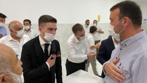 Bozoğlu, genç çifte mutluluklar diledi