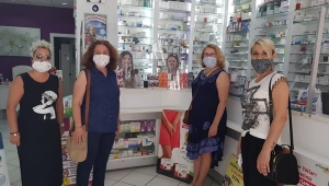 CHP'li Kadınlar Eczacıları Ziyaret Etti