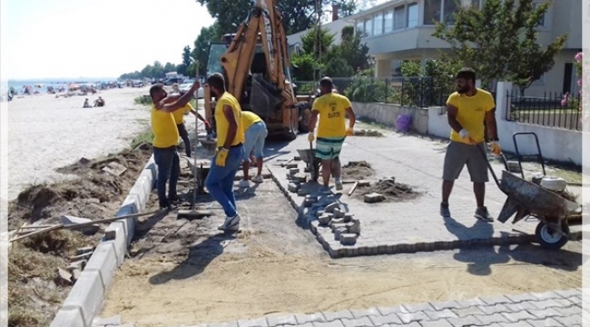 Emir Sultan Caddesi'nde Onarım Çalışması Yapıldı