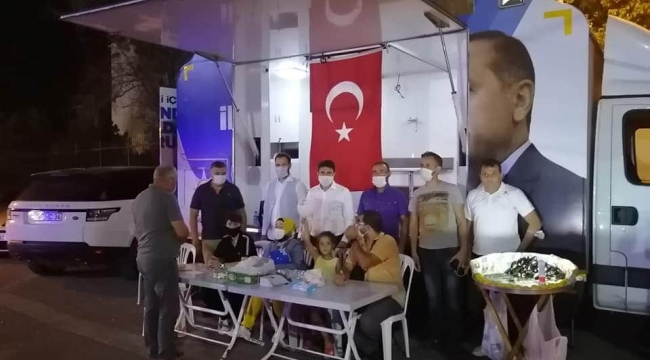 Yazıcı, Ak Noktada Vatandaşla Buluştu