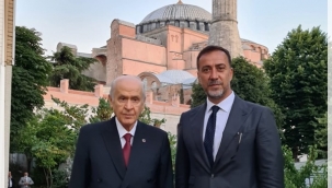 Yılmaz, Bahçeli İle Ayasofya Camisi'nde İncelemelerde Bulundu