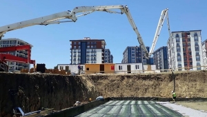 Yüzme Havuzu İnşaatının Grobetonu Atıldı