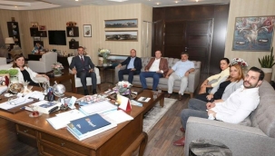 Başkan Yılmaz'a Erdem'den Ziyaret