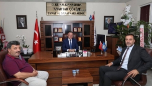 Yılmaz'dan Çalışkan'a Hayırlı Olsun Ziyareti