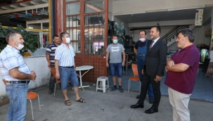 Başkan Yılmaz, Sanayi Esnafını Gezdi