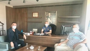 Çalışkan, Emniyet Müdürüne hayırlı olsuna gitti