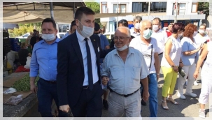 CHP'den Selimpaşa Pazarı'nda Coşkulu Bayramlaşma