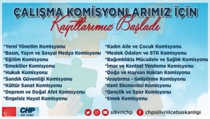 CHP Silivri Çalışma Komisyonları Kuruyor