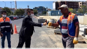 Esen, Yeni Mahalle'deki Çalışmaları Yerinde İnceledi