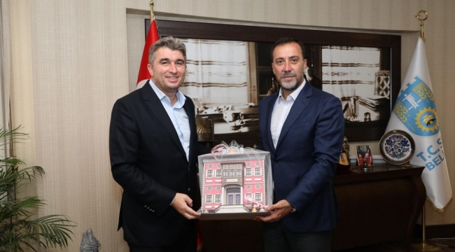 Manisa Kula Belediye Başkanı Hüseyin Tosun, Başkan Yılmaz ile görüştü!