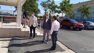 Kaymakam Partal, güçlendirilecek okulları dolaştı