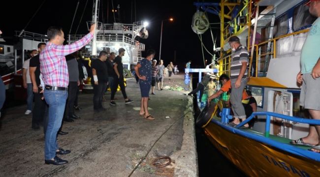 Başkan Yılmaz Balıkçılarla "Vira Bismillah" dedi