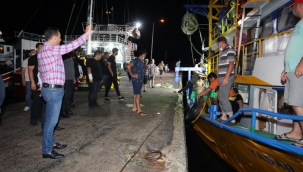 Başkan Yılmaz Balıkçılarla "Vira Bismillah" dedi