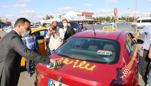 Yılmaz, taksici esnafların mutluluklarına ortak oldu