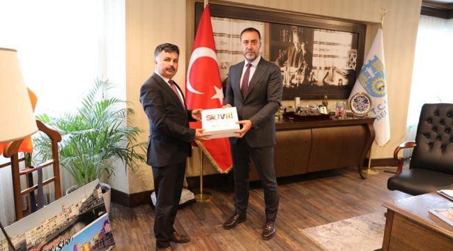 Başkan Yılmaz, Tokat Sulusaray Belediye Başkanını Ağırladı