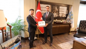 Başkan Yılmaz, Tokat Sulusaray Belediye Başkanını Ağırladı