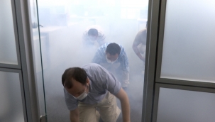 İBB'den, Covid Önlemli Deprem Tatbikatı