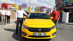 Kırmızı Renk Taksiler Sarı Oluyor
