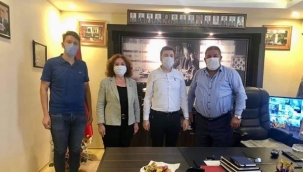 Koçer'e CHP ve DP'den Ahilik Haftası Ziyareti