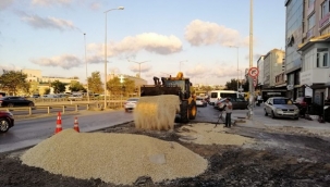 Silivri Belediyesi'nden Asfalt Öncesi Zemin Hazırlığı