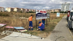 Silivri Belediyesi'nden Gelişigüzel Konuşlandırılan Tabelalara Müdahale