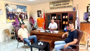 Vardar'dan Çalışkan'a hayırlı olsun ziyareti