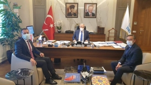 Yılmaz'dan İSKİ ziyareti