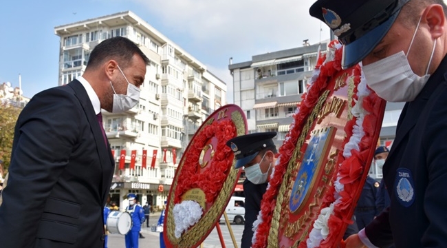 29 Ekim Kutlamaları Çelenk Sunumu İle Başladı