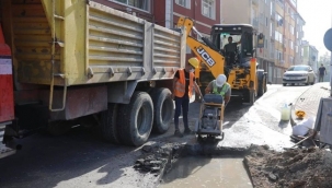 Alibey Mahallesi'nde dört koldan çalışma var