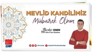 CHP'li Başkan Esen'den Mevlid Kandili mesajı