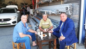 Esnaftan Koçer'e Sıcak Karşılama