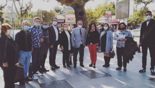 Gelecek Partisi'nden ilçe merkezindeki esnaflara ziyaret