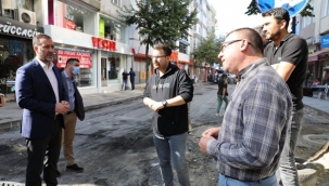 Hacı Pervane Caddesi yenileniyor