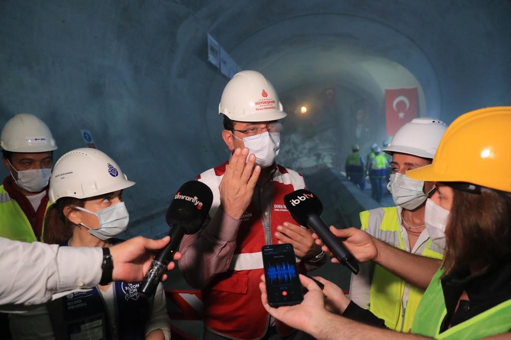 İmamoğlu, Yerin 42 Metre Altında Konuştu: "Metro Kredileri İçin İyi Sinyaller Alıyoruz"