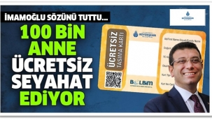 İstanbul'da 100 Bin Anne Artık Ücretsiz Seyahat Ediyor